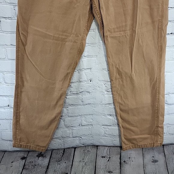 Most Wanted Work Pants Mens 40 X 32 Rugged Carpenter Trousers Brown - Picture 2 of 16